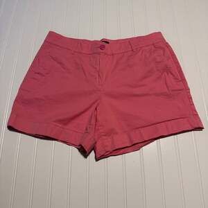 Nautica Women's 4" Deck Short Stretch Twill Chino Coral Pink